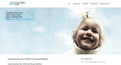 Desktop Screenshot of angelalleychildcare.com